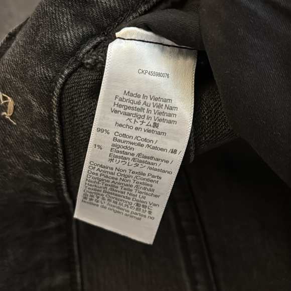 Madewell Charcoal Denim Jeans - Picture 9 of 9